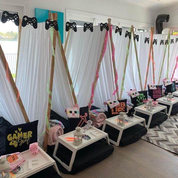 Gamer Teepee Party Theme