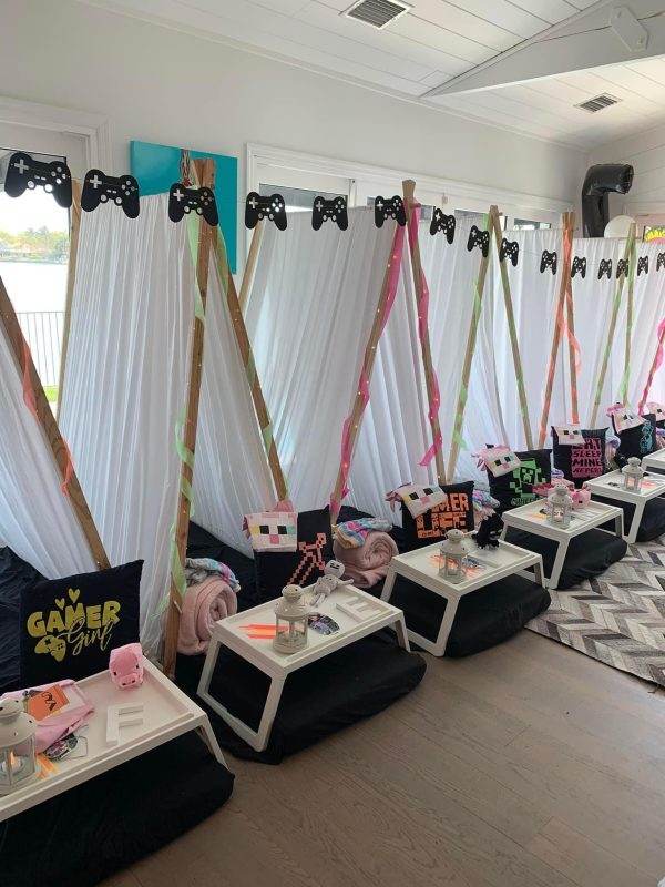 Gamer Teepee Party Theme