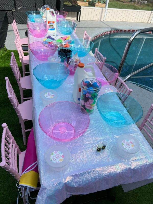 slime party, slime party near me, slime-a-palooza, kids birthday party, slime party decorations, best party ever, central florida, lakeland, winter haven