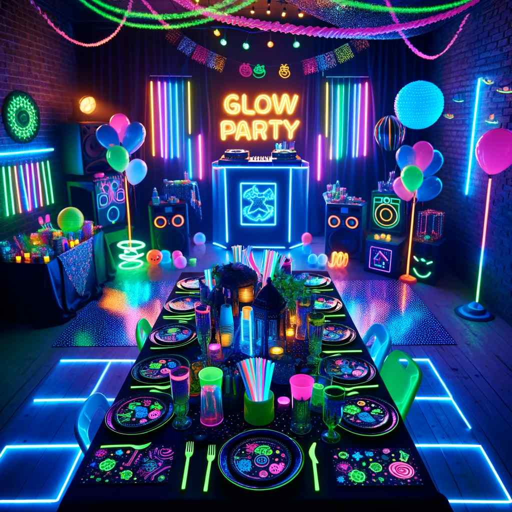 Glow Party Theme In Florida - Dazzling & Energetic Fun