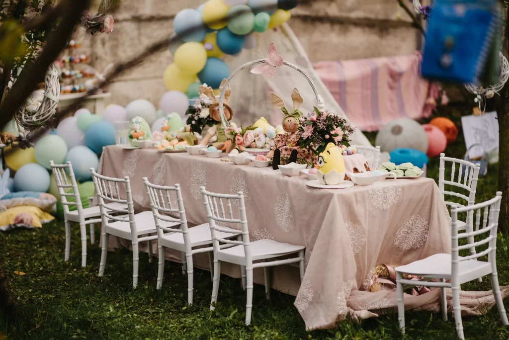 Kids Table And Chair Rental Slumberr Party
