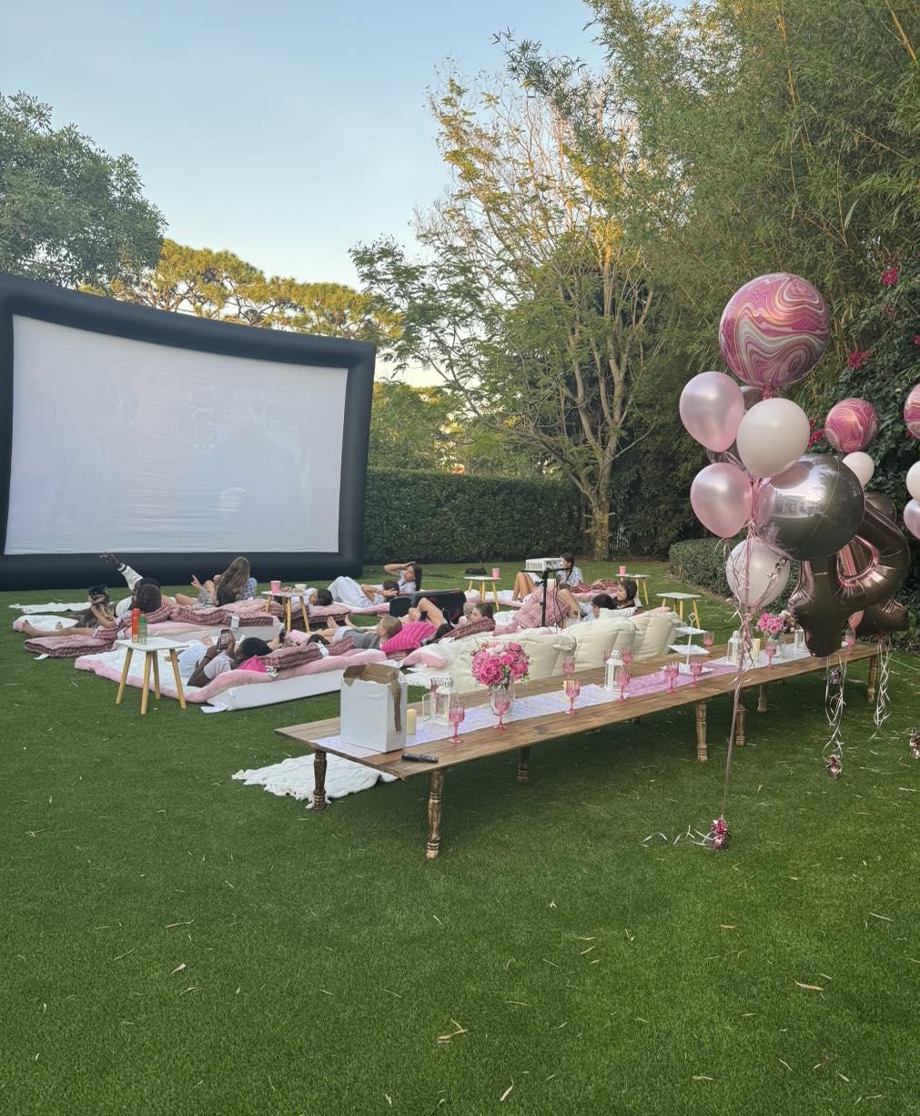 Image showcasing Outdoor Projector, Inflatable Screen And Speaker Rental | Outdoor Movie ...